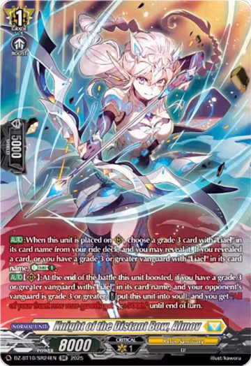 Knight of the Distant Bow, Almov (SR) (DZ-BT10/SR24EN), DZ-BT10: Dragonsoul Resonance — Vanguard card price