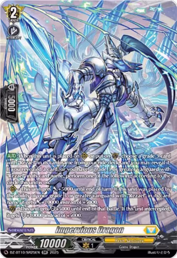 Impervious Dragon (SR) (DZ-BT10/SR25EN), DZ-BT10: Dragonsoul Resonance — Vanguard card price