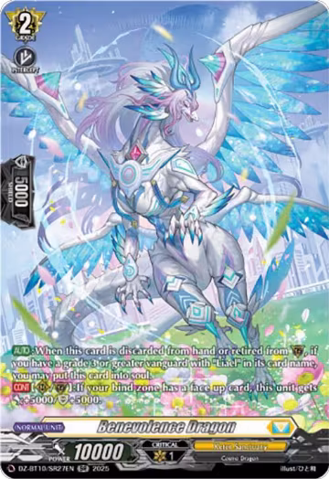 Benevolence Dragon (SR) (DZ-BT10/SR27EN), DZ-BT10: Dragonsoul Resonance — Vanguard card price