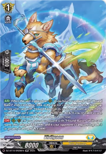 Virilgaon (SR) (DZ-BT10/SR28EN), DZ-BT10: Dragonsoul Resonance — Vanguard card price