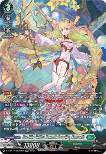 One Who Guides Towards Paradise, Nannaclir (SR) (DZ-BT10/SR29EN), DZ-BT10: Dragonsoul Resonance — Vanguard card price