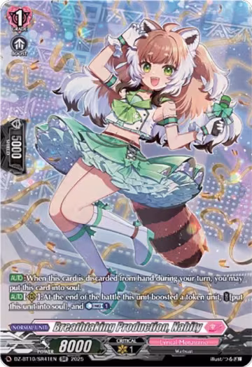 Breathtaking Production, Nabity (SR) (DZ-BT10/SR41EN), DZ-BT10: Dragonsoul Resonance — Vanguard card price