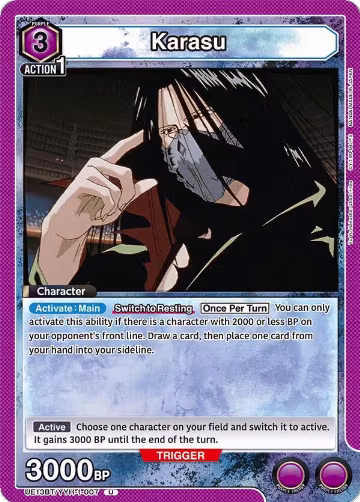 Karasu (007) (UE13BT/YYH-1-007), Yu Yu Hakusho: Ghost Files — Union Arena card price
