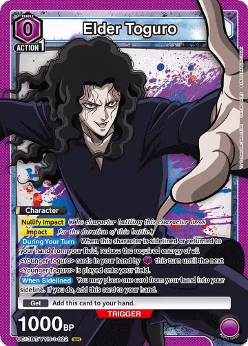 Elder Toguro (UE13BT/YYH-1-022), Yu Yu Hakusho: Ghost Files — Union Arena card price
