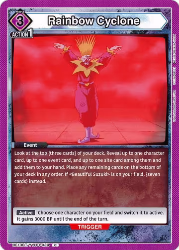 Rainbow Cyclone (UE13BT/YYH-1-034), Yu Yu Hakusho: Ghost Files — Union Arena card price