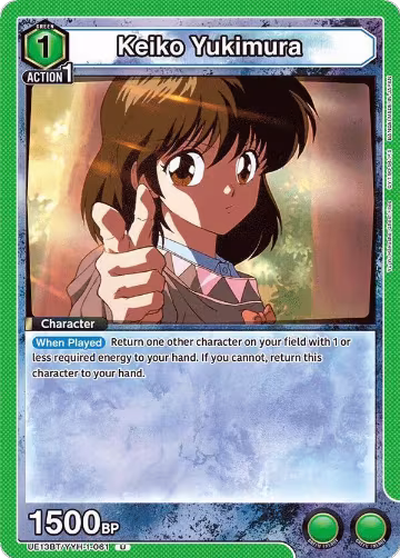 Keiko Yukimura (UE13BT/YYH-1-061), Yu Yu Hakusho: Ghost Files — Union Arena card price