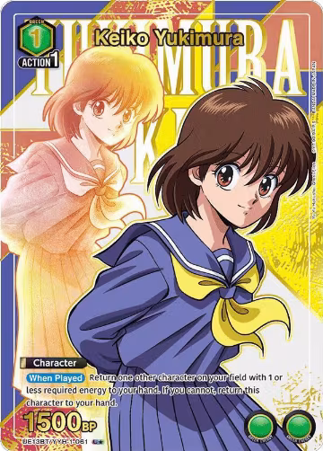 Keiko Yukimura (U*) (UE13BT/YYH-1-061), Yu Yu Hakusho: Ghost Files — Union Arena card price