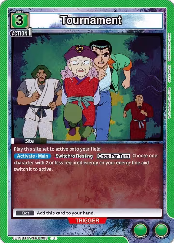 Tournament (UE13BT/YYH-1-063), Yu Yu Hakusho: Ghost Files — Union Arena card price