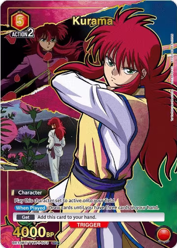 Kurama (073) (SR*) (UE13BT/YYH-1-073), Yu Yu Hakusho: Ghost Files — Union Arena card price