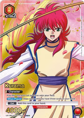 Kurama (073) (SR**) (UE13BT/YYH-1-073), Yu Yu Hakusho: Ghost Files — Union Arena card price