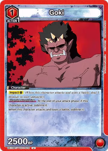 Goki (078) (UE13BT/YYH-1-078), Yu Yu Hakusho: Ghost Files — Union Arena card price