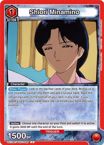 Shiori Minamino (UE13BT/YYH-1-086), Yu Yu Hakusho: Ghost Files — Union Arena card price