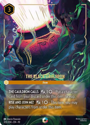 The Black Cauldron (Enchanted) (225/204), Whispers in the Well — Lorcana card price