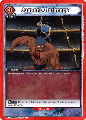 Just an Afterimage (UE13BT/YYH-1-094), Yu Yu Hakusho: Ghost Files — Union Arena card price