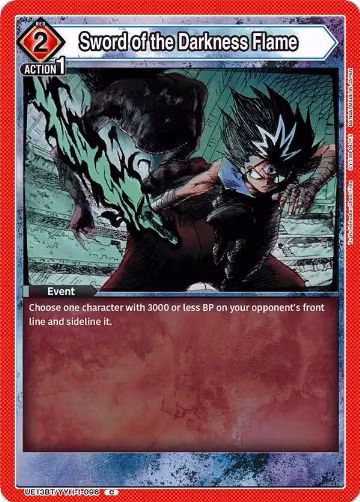 Sword of the Darkness Flame (UE13BT/YYH-1-096), Yu Yu Hakusho: Ghost Files — Union Arena card price