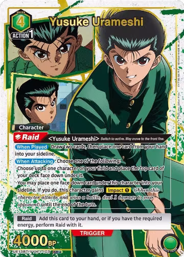 Yusuke Urameshi (103) (SR*) (UE13BT/YYH-1-103), Yu Yu Hakusho: Ghost Files — Union Arena card price