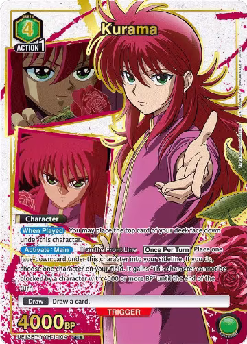 Kurama (104) (SR*) (UE13BT/YYH-1-104), Yu Yu Hakusho: Ghost Files — Union Arena card price