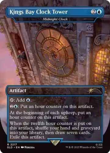 Kings Bay Clock Tower - Midnight Clock (2217), Secret Lair Drop Series — Magic card price