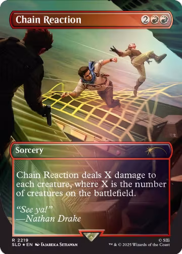 Chain Reaction (Rainbow Foil) (2219), Secret Lair Drop Series — Magic card price