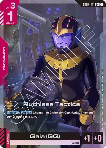 Ruthless Tactics (C+) (ST06-011), Starter Deck 06: Clan Unity — Gundam card price