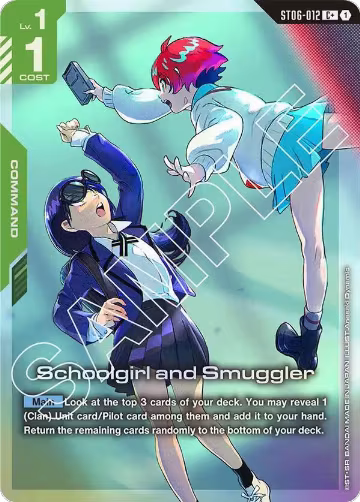 Schoolgirl and Smuggler (C+) (ST06-012), Starter Deck 06: Clan Unity — Gundam card price