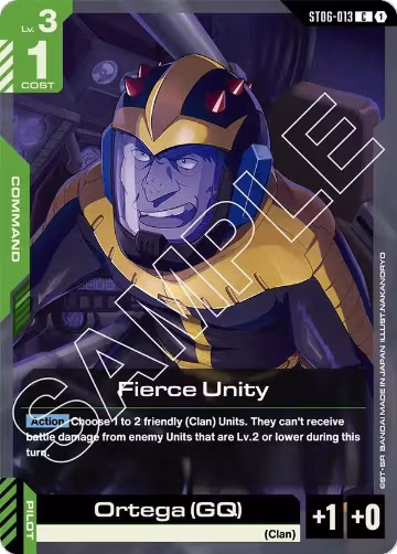 Fierce Unity (ST06-013), Starter Deck 06: Clan Unity — Gundam card price
