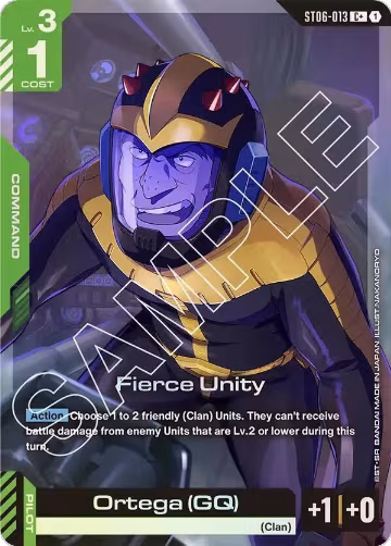 Fierce Unity (C+) (ST06-013), Starter Deck 06: Clan Unity — Gundam card price