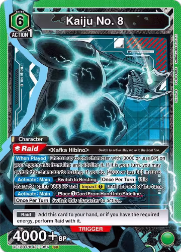 Kaiju No. 8 (054) (UE12BT/KJ8-1-054), Kaiju No. 8 — Union Arena card price