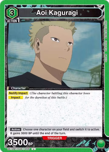 Aoi Kaguragi (056) (UE12BT/KJ8-1-056), Kaiju No. 8 — Union Arena card price