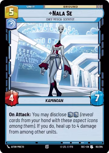 Nala Se - Chief Medical Scientist (65/264), Secrets of Power — Star Wars card price