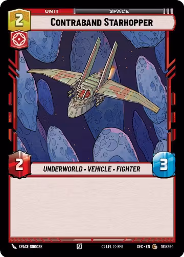 Contraband Starhopper (161/264), Secrets of Power — Star Wars card price