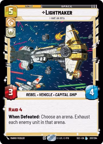 Lightmaker - I Have An Idea (207/264), Secrets of Power — Star Wars card price