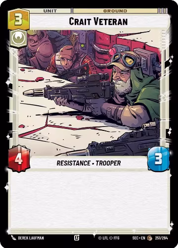 Crait Veteran (251/264), Secrets of Power — Star Wars card price