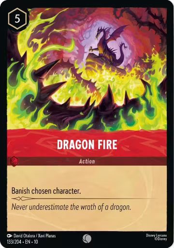 Dragon Fire (133/204), Whispers in the Well — Lorcana card price