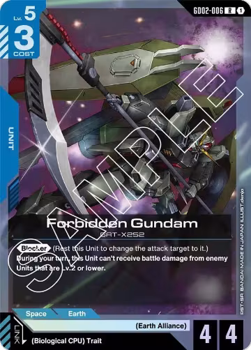 Forbidden Gundam (GD02-006), Dual Impact — Gundam card price
