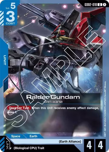 Raider Gundam (GD02-010), Dual Impact — Gundam card price