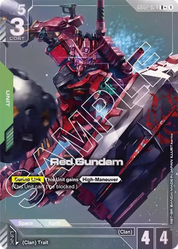 Red Gundam (R+) (GD02-024), Dual Impact — Gundam card price