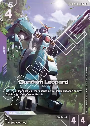 Gundam Leopard (U+) (GD02-060), Dual Impact — Gundam card price