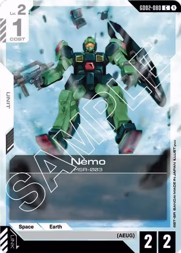 Nemo (GD02-080), Dual Impact — Gundam card price
