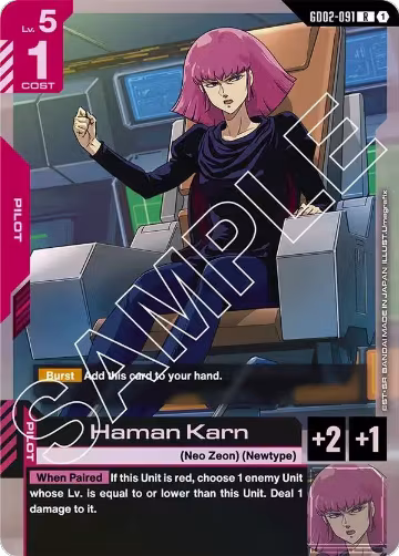 Haman Karn (GD02-091), Dual Impact — Gundam card price