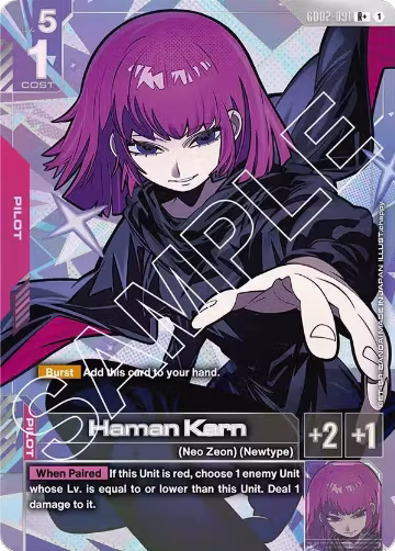 Haman Karn (R+) (GD02-091), Dual Impact — Gundam card price