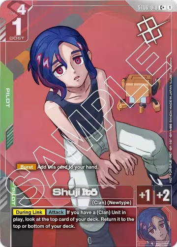 Shuji Ito (Store Tournament Winner Pack 02) (ST06-010), Gundam Promotional Cards — Gundam card price