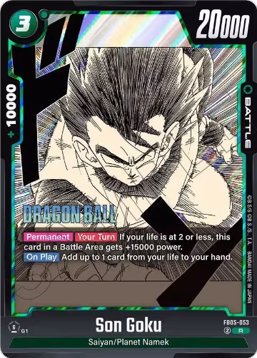 Son Goku - FB05-053 (FB05-053), Manga Booster 02 — DB Fusion card price