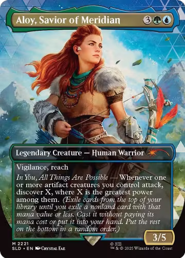 Aloy, Savior of Meridian (2221), Secret Lair Drop Series — Magic card price