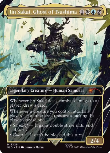 Jin Sakai, Ghost of Tsushima (2226), Secret Lair Drop Series — Magic card price