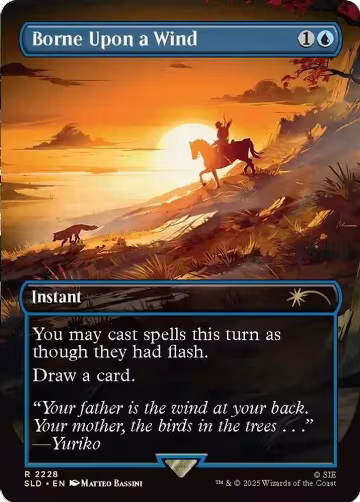 Borne Upon a Wind (2228), Secret Lair Drop Series — Magic card price