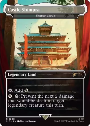 Castle Shimura - Eiganjo Castle (2230), Secret Lair Drop Series — Magic card price