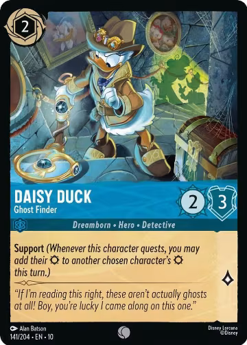 Daisy Duck - Ghost Finder (141/204), Whispers in the Well — Lorcana card price