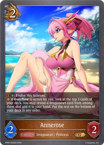 Annerose (SP01-030EN), Seaside Memories — Shadowverse card price