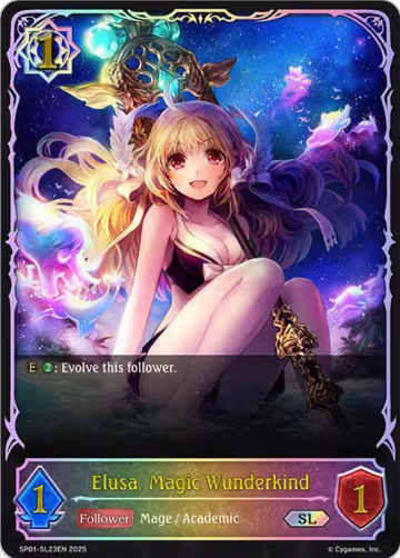 Elusa, Magic Wunderkind (SL) (SP01-SL23EN), Seaside Memories — Shadowverse card price